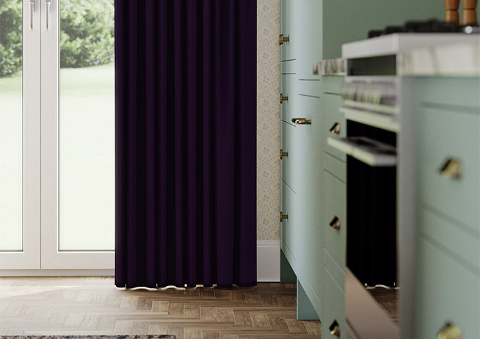 Faux Suede, Purple - Made to Measure Curtains - Image 5